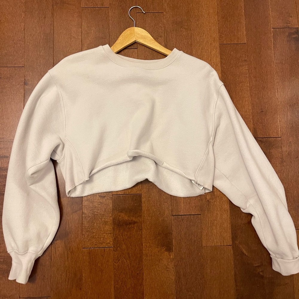 Aritzia cropped sweatshirt